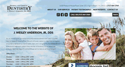 Desktop Screenshot of drwesleyanderson.com
