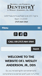 Mobile Screenshot of drwesleyanderson.com